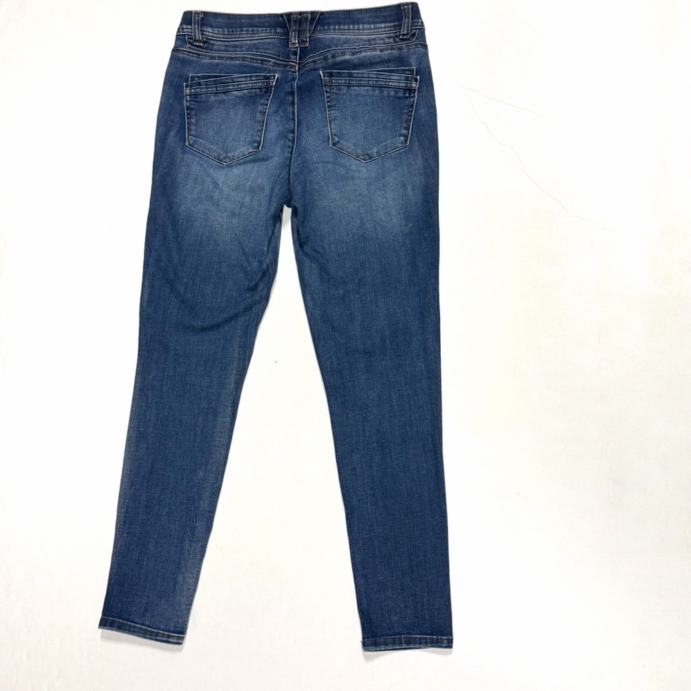 Democracy Ab Technology Skinny Jeans 6 Mom Distressed Mid Rise Stretch Medium - Picture 3 of 11